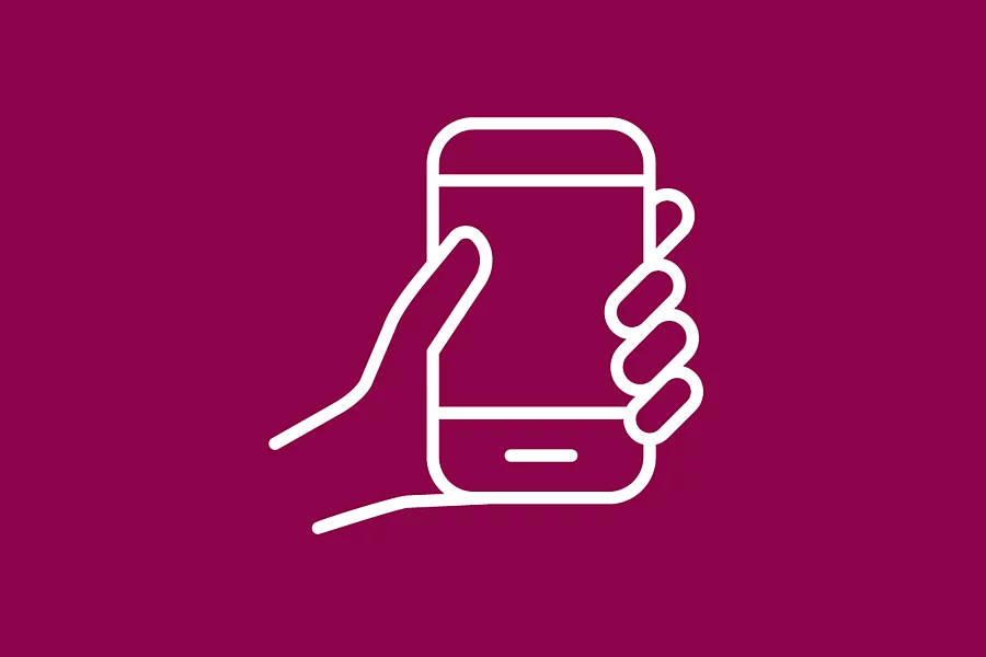 Icon Smartphone in Hand