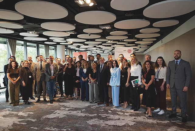 Group photo of the members of the Friends of the Western Balkans network at the ninth meeting in Podgorica.